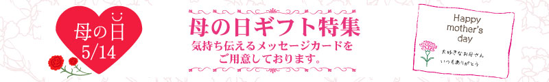 母の日特集はこちら