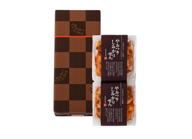 化粧箱小 240g やみつきしみかりせん SB243