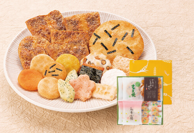 化粧箱中　やみつきしみかりせん詰合せ